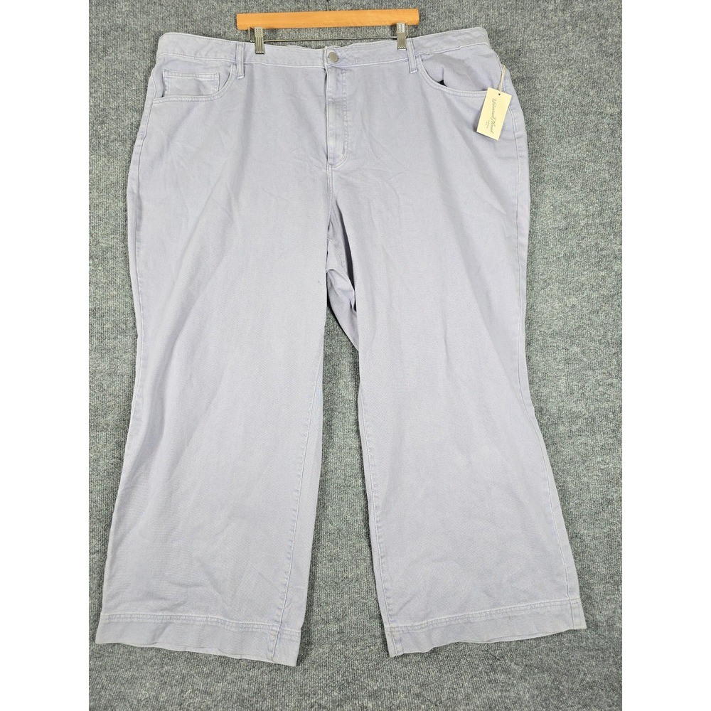 Universal Thread High Rise Wide Leg Pants Light Purple‎ 28R Non Stretch Cotton